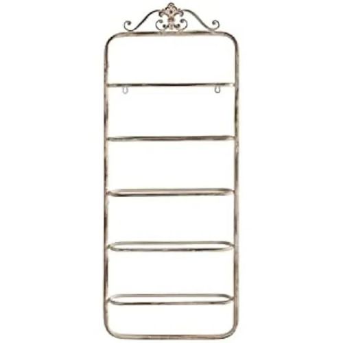 Casier À Vin - Dkd Home Decor - Standard - Métal - Blanc - 39 X 9,5 X 102,5 Cm