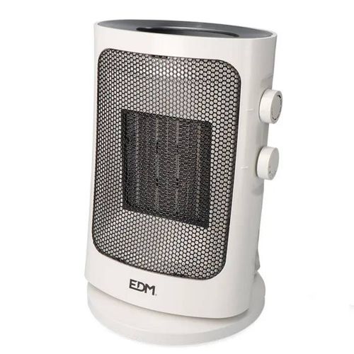 Chauffage vertical - EDM - 1000-1500 W - Oscillant - Gris - Compact