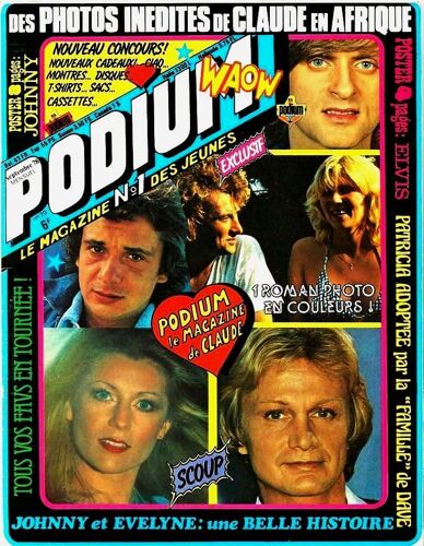 Podium 79 09.1978 Cloclo/Hallyday/Presley/Vartan/Goya/Lenorman/Voulzy/Dave/Juvet