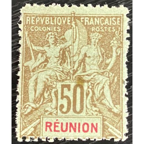 Timbre Réunion 1900 Y&T N° 50