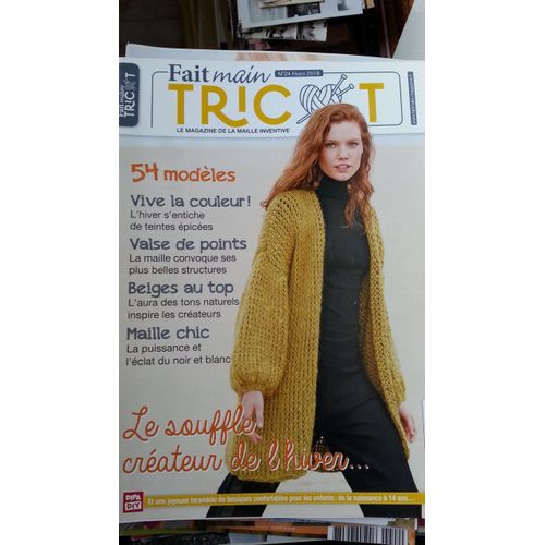 Fait Main Tricot N°24 Le Souffle Créateur De L'Hiver
