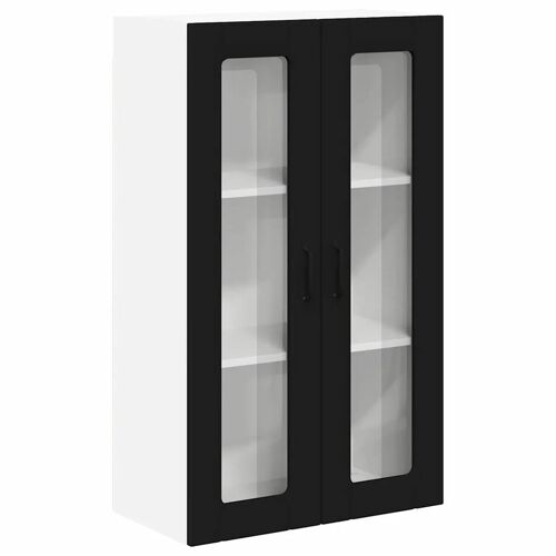 vidaXL Meuble mural de cuisine Noir 60 x 31 x 100 cm Bois d'ingénierie