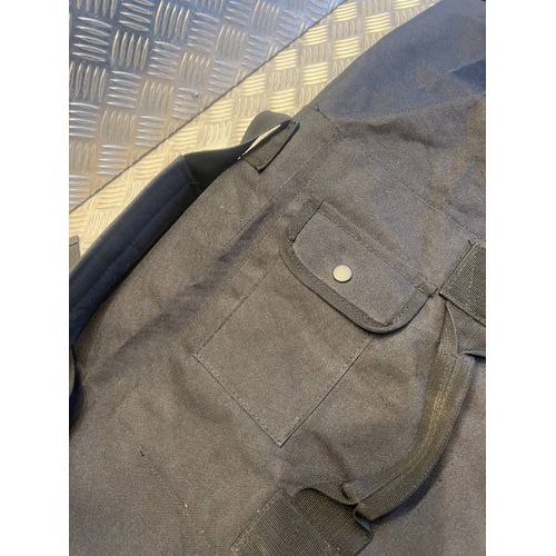 Sac dos polochon paquetage militaire marin bretelles us noir mil-tec 75 litres