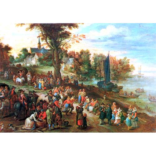 Bruegel De Velours Jan Lot 2 Cartes Postales Tableaux Peinture