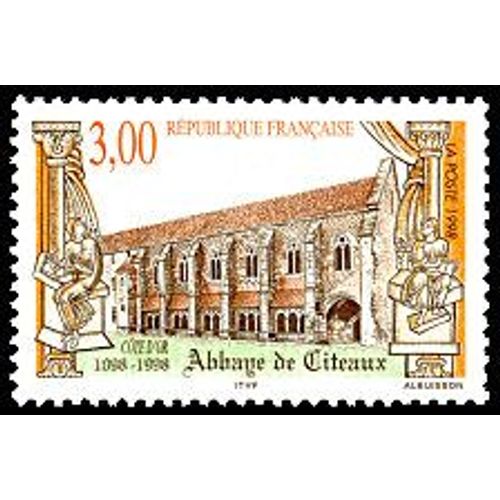 80ème Anniversaire De La Fondation De L'Abbaye De Citeaux (Côte D'Or) Année 1998 N° 3143 Yvert Et Tellier Luxe