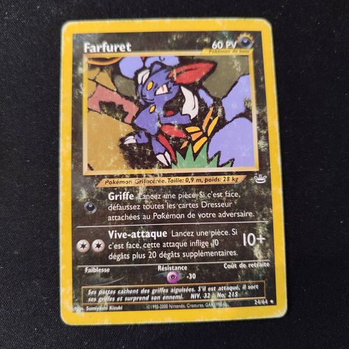 Carte Pokémon Farfuret 24/64 2e Édition
