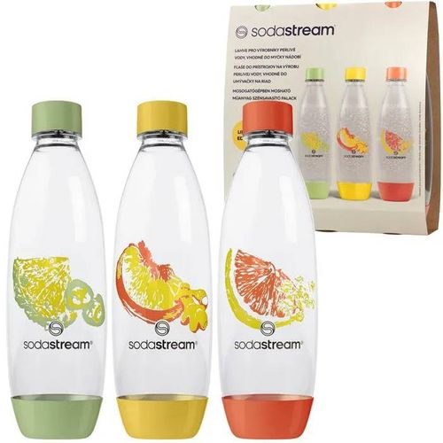 Bouteilles rechargeables - Sodastream - Fuse 1L x3 - Tritan résistant lave-vaisselle