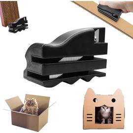 Cmws-Cardboard Strip Cutter Pour Griffoir À Chat, En Carton Imprimé 3d, Outil De Recyclage Du Carton, Accessoire Pour Animaux De Chat, Noir