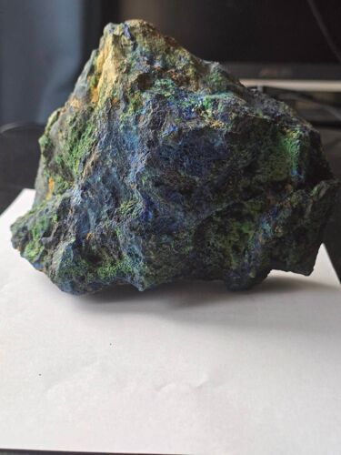 Azurite Naturelle Du Katanga-2,315 Kg-Pierre Bleue-Verte De Collection-Congo(Rdc )