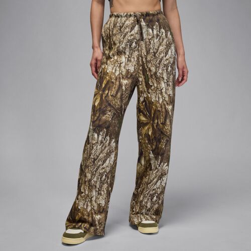 Pantalon Avec Ourlet Ouvert Jordan Brooklyn Fleece Pour Femme - Blanc