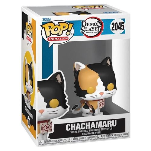 Funko - Demon Slayer: Kimetsu No Yaiba - Figurine Pop! Chachamaru 9 Cm