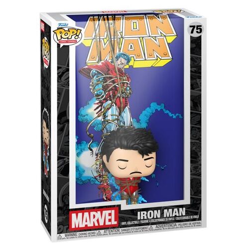 Figurine Funko Pop - Marvel Comics N°75 - Iron Man - Comic Cover (86373)