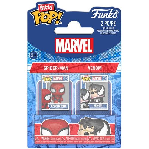 Figurine Funko Bitty Pop! 2pcs - Marvel - Spider-Man & Venom