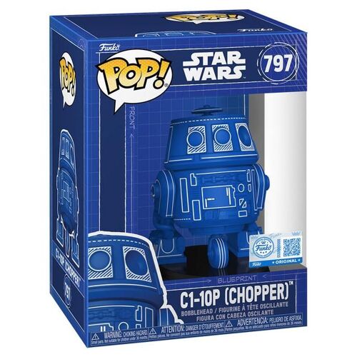 Figurine Funko Pop - Star Wars Divers N°797 - C1-10p (Chopper) (88253)