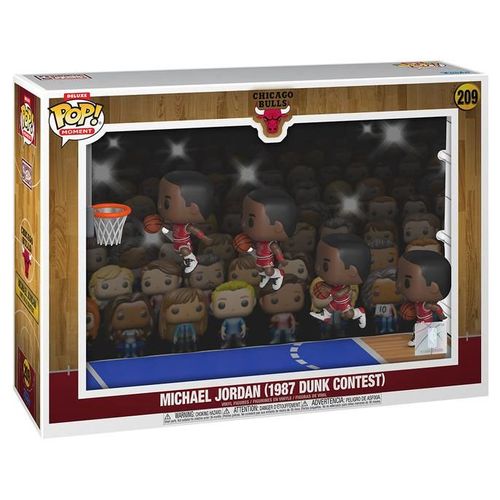 Figurine Funko Pop Moments Deluxe Bulls Mj '87 Dunk Contest