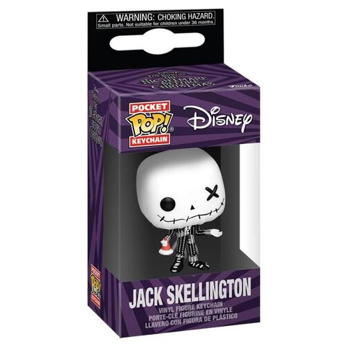 Figurine Funko Pop - L'étrange Noël De M. Jack [Disney] - Jack Skellington - Porte-Clés (86151)