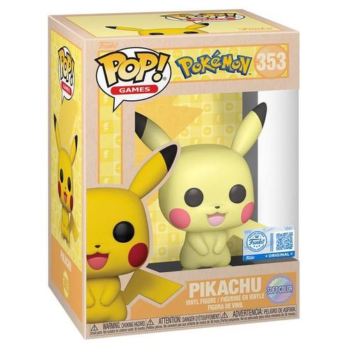 Figurine Funko Pop - Pokémon N°353 - Pikachu - Soft Color (87876)