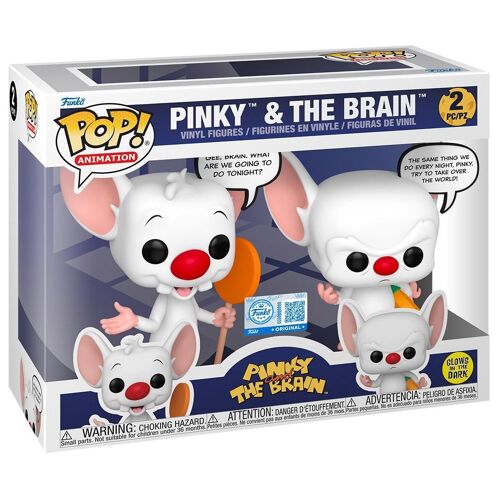 Figurine Funko Pop - Minus Et Cortex - Minus Et Cortex (Glow In The Dark) - Pack (88401)