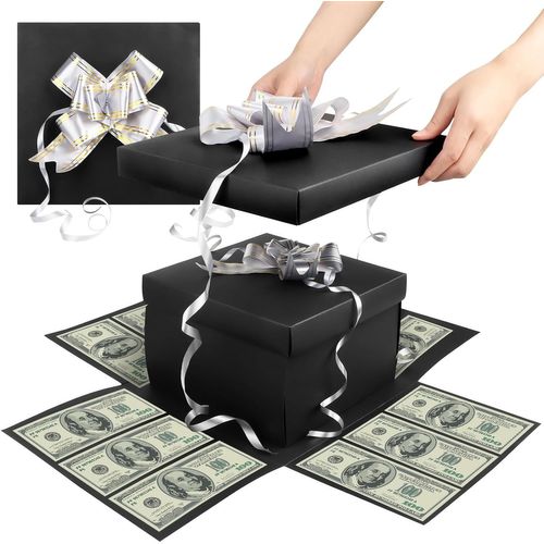 Trahoo-Boîte À Explosion Diy - Boîte Cadeau Créative À 5 Couches - Fabriquée À La Main - Pour Photos, Amour, Scrapbooking, Cadeau Pour Noël, Anniversaire, Saint-Valentin, Mariage