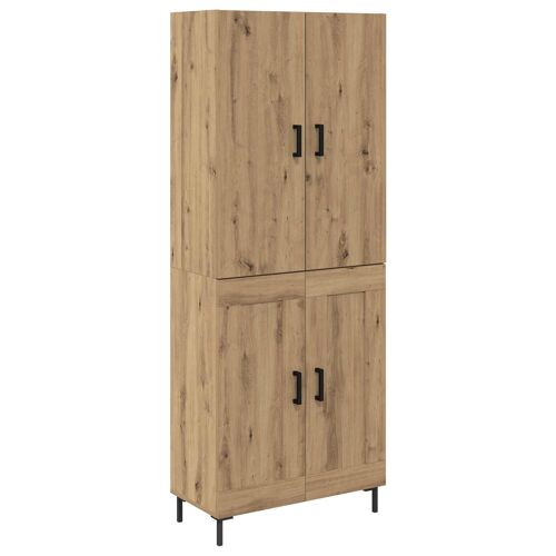 vidaXL Haut Armoire Montage mural Chêne artisanal 69,5 x 34 x 180 cm