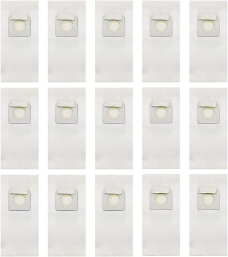 Lot de 15 sacs d'aspirateur compatibles avec les sacs d'aspirateur Style7der PowerForce des séries 1739, 3525, 3522, 3545, 3550, Dust Shield, couches rigides