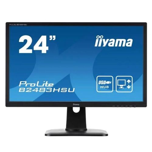 Écran IIYAMA ProLite B2483HSU-B1DP ¿ LED ¿ 24 pouces ¿ Full HD ¿ Reconditionné