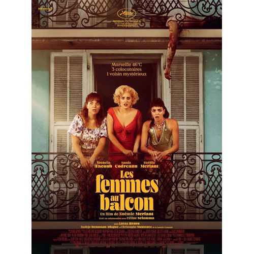 Les Femmes Au Balcon - Véritable Affiche De Cinéma Pliée - Format 40x60 Cm - De Et Avec Noémie Merlant, Souheila Yacoub, Sanda Codreanu, Lucas Bravo - 2024