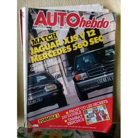 Auto Hebdo 547 De 1986 Jaguar Xjs V12,Mercedes 560 Sec,Toyota Hj61