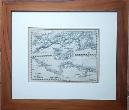 Carte Libye Ancienne Encadrée