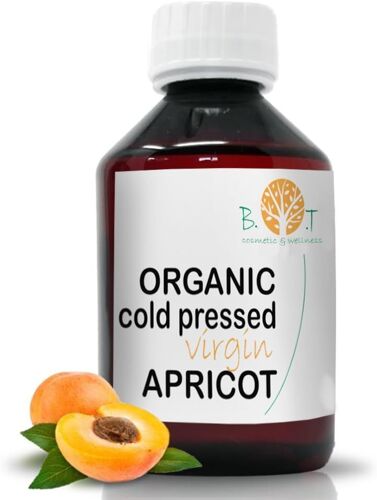 Huile De Noyau D'abricot Biologique Et Pressée À Froid, Huile De Noyau D'abricot Pour Le Visage, Le Corps Et Les Cheveux, Contour Des Yeux, Hydratant - 100 Ml 