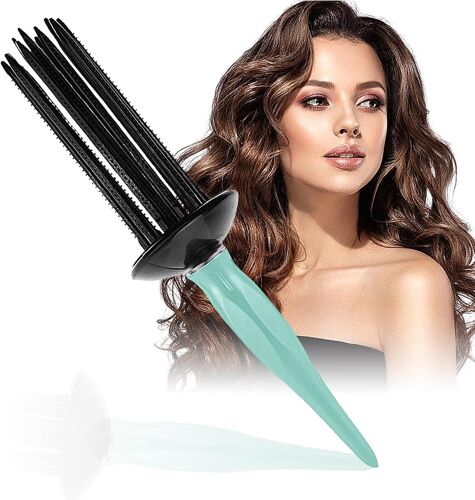 Brosse à Boucler, Brosse Coiffante pour Cheveux Bouclés, Curling Hair Comb pour démêler, façonner et définir les boucles, brosse à cheveux pour femmes et filles