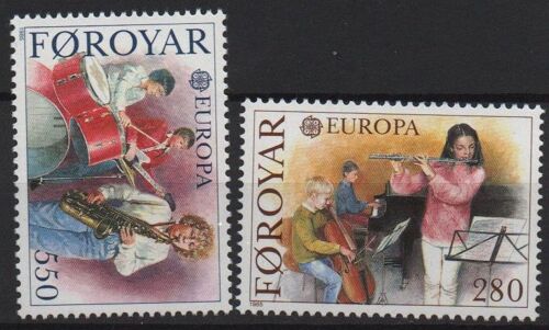 Iles Féroé Timbres Europa 1985 Musique