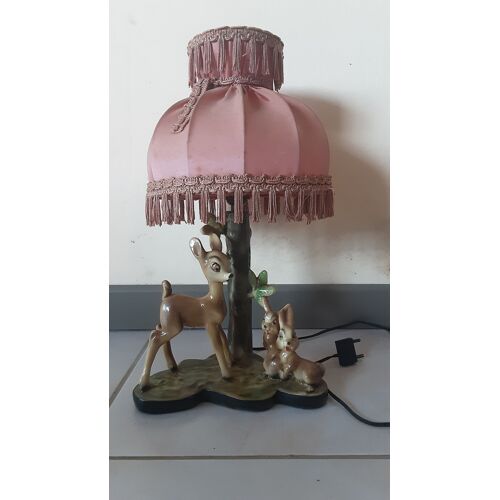 Rare. Lampe À Poser Disney Bambi