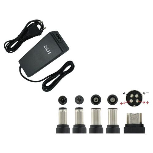 DLH REGULAR Pro DY-AI655 - Adaptateur secteur - CA 100/240 V - 65 watt - noir