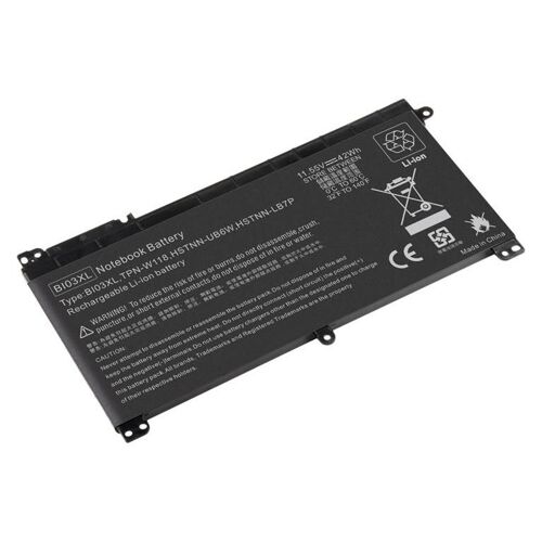 DLH - Batterie de portable (équivalent à : HP 844203-850, HP BI03XL, HP HSTNN-LB7P, HP ON03XL, HP BIO3XL, HP 1LT72ES, HP HSTNN-UB6W, HP 843537-421, HP 843537-541, HP 844203-855, HP 915230-541, HP...