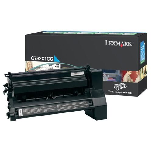 Lexmark - À rendement extrêmement élevé - cyan - original - cartouche de toner LCCP, LRP - pour Lexmark C782dn, C782dtn, C782n, X782e, X782e MFP, X782e Page Plus Solution