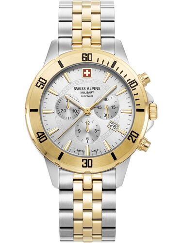 Mens Watch Swiss Military 7024.9142, Quartz, 44mm, 10atm