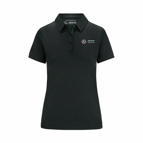 Polo Classique Mercedes-Benz Amg Petronas F1 Pour Femme - Noir