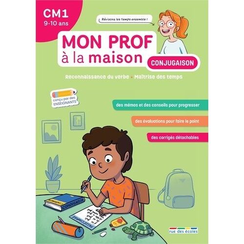 Conjugaison Cm1 Mon Prof À La Maison - Reconnaissance Du Verbe, Maîtrise Des Temps