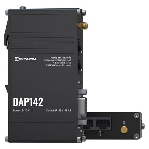 Teltonika DAP142 - Borne d'accès sans fil - industriel - 100Mb LAN, PPP - Wi-Fi - montable mur/rail DIN