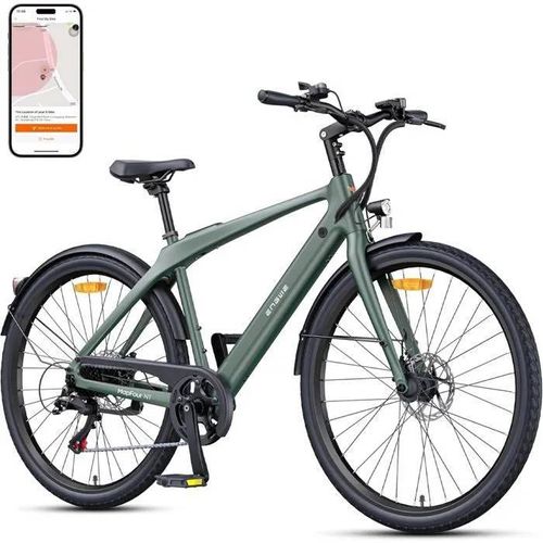 Engwe N1 Air - Vélo Électrique 28 Pouces - Autonomie De 100 Km - Batterie 36 V 10 Ah - Moteur 250 W - Vert