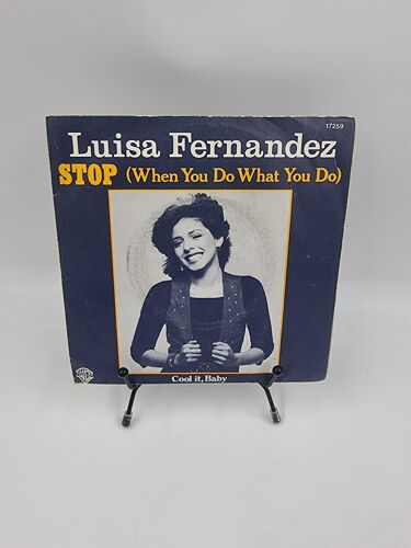 Vinyle 45 Tours Luisa Fernandez : Stop (When You Do What You Do) Avec Fourreau
