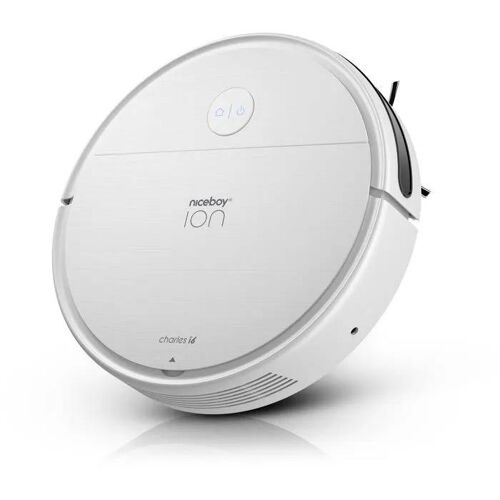Aspirateur Robot - Niceboy - ION Charles i6 - Blanc - Filtre HEPA H13 - Navigation Gyroscopique
