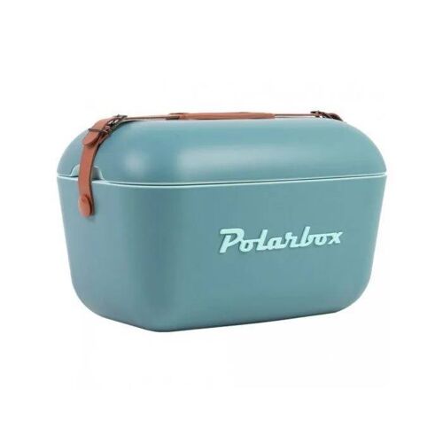Glacière - Polarbox - 12l - Bleu Marine - Isolant En Polypropylène - Sangle En Cuir Ajustable