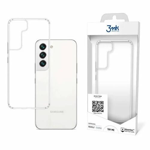 Coque smartphone - 3MK - Samsung Galaxy S22 5G - Transparent - Absorption des chocs - Souple