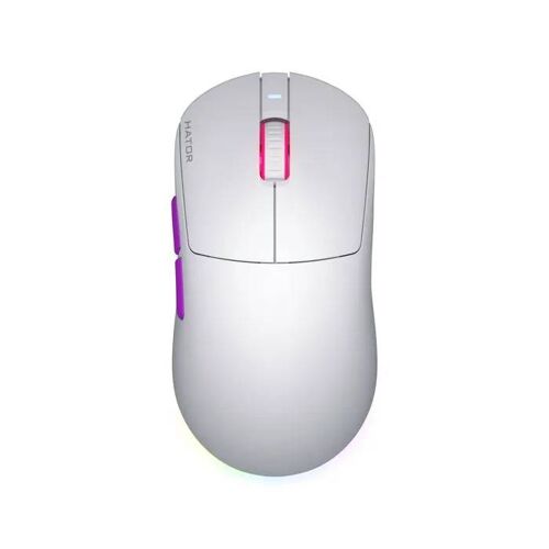 Souris de jeu sans fil - HATOR - Quasar 3 ULTRA 8K - Blanc - RF - 65g