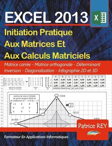 Initiation Pratique Aux Matrices Et Aux Calculs Matriciels Excel 2013