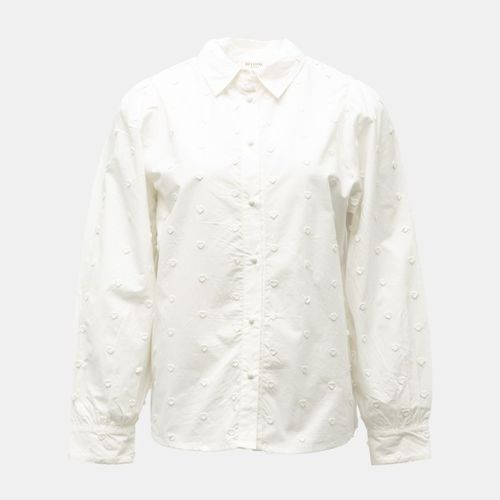 Chemisier Noir Claryne À Motif Coeurs Brodés Femme Deeluxe 74