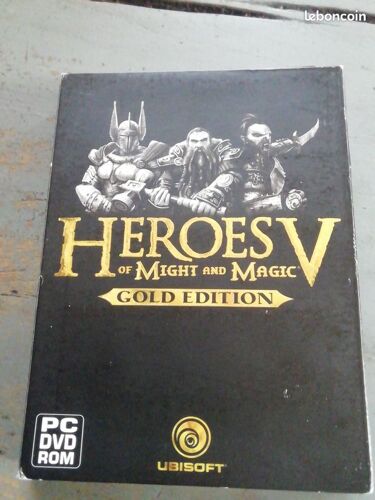 Jeu heroes 5 gold édition 3 jeux pc dvd-rom fr complet