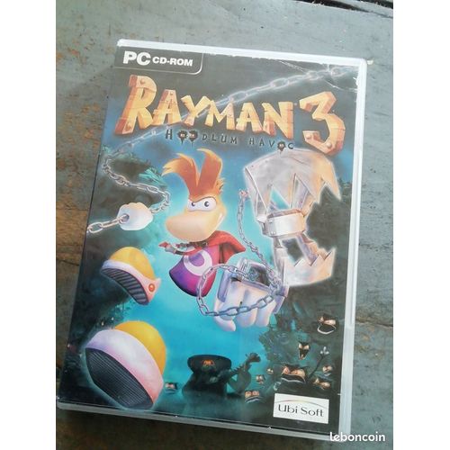 Jeu rayman 3 hoodlum havoc pc cd-rom en allemand 2 cd